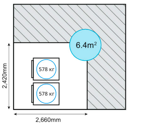 Схема розташування котлаADISA (ADI LT 450)